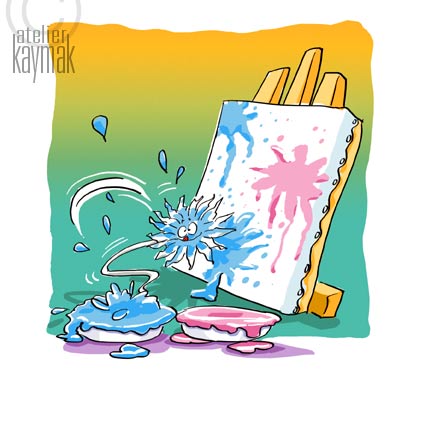 Keywords: Atelier Kaymak; Nuesret Kaymak; illustration ; illustrator; sketch artist; concept graphic; animator; digital artist; digital painting; commercial art; editorial art; narrative art; figureheads; mascots; storyboard; rough board; sequential art; line art;